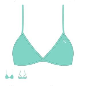 Boutine LA lake green fitted top size M